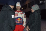 Lindström, Sordo és Räikkönen az eredményhirdetés előtt