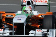 Az egyenesben az új Force India is gyors