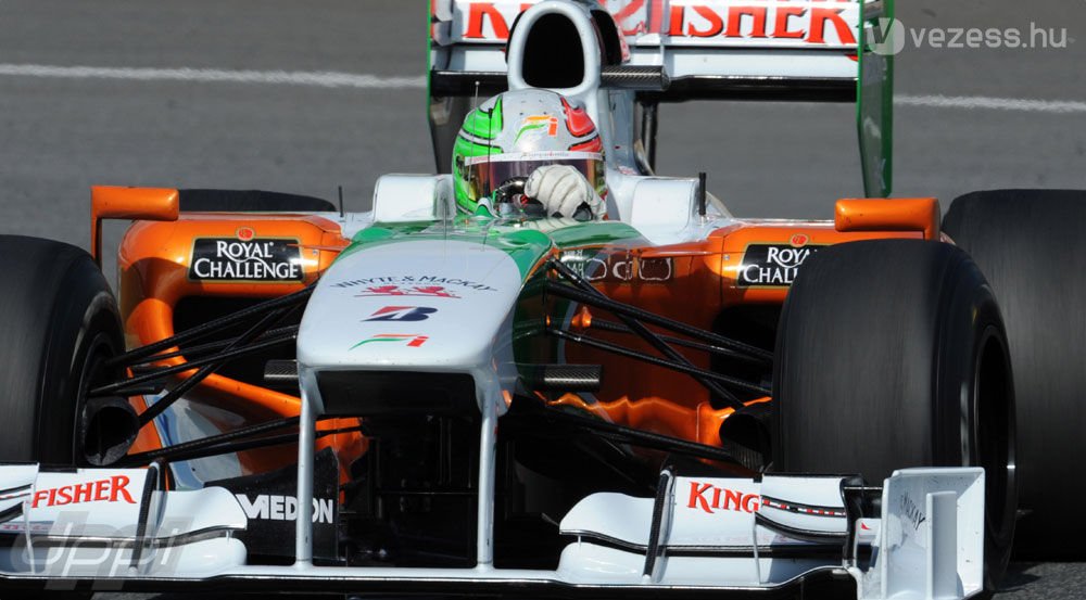 Az egyenesben az új Force India is gyors