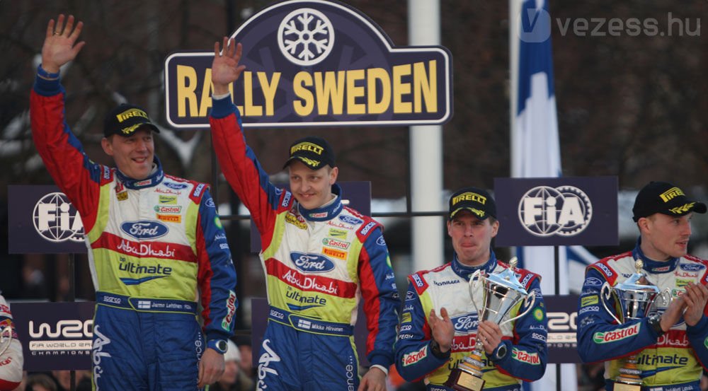 Mikko Hirvonen nyerte a svéd ralit 27