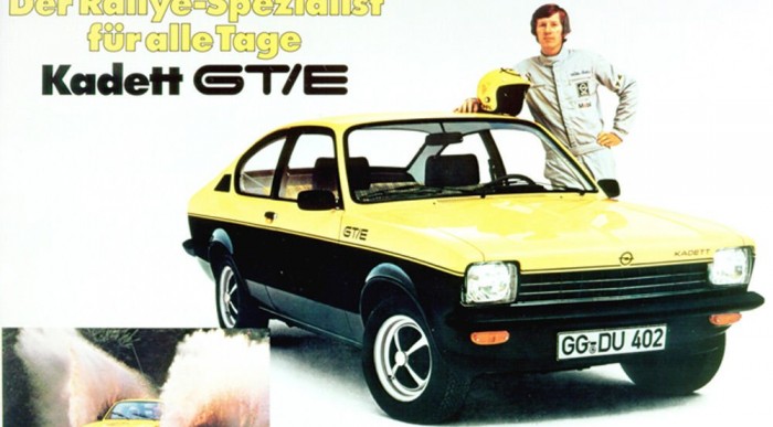 Walter Röhrl hirdette a Kadett C GT/E-t. Röhrl kétszeres ralivilágbajnok, félisten és fenomén, ha valaki nem ismerné