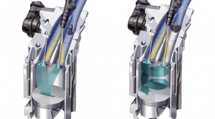 Részterhelésnél zár az egyik szívócsatorna