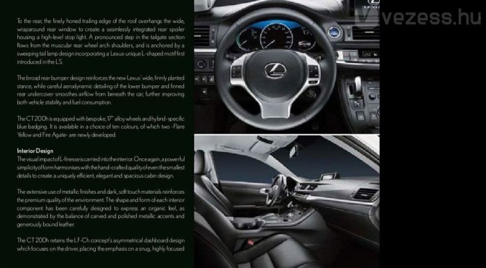 A műszerfal színvilága követi a kiválasztott üzemmódot