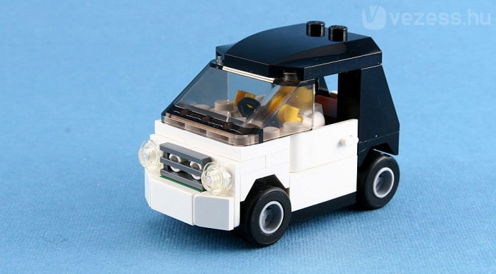 Downsizing a Legónál 6 Slick gumik a kiskocsin