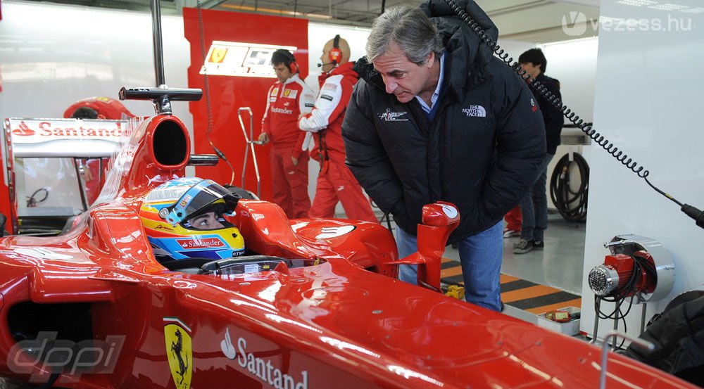 Az idei valenciai teszten is ott volt