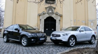 Infiniti FX a BMW X6  ellen - Melyik a jobb?