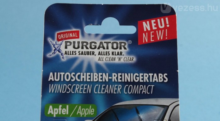 Itt a tablettás ablakmosó folyadék 6 | Vezess Háromféle illatban