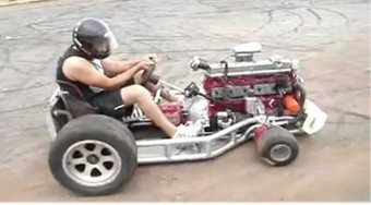 Nem kicsit brutális gokart