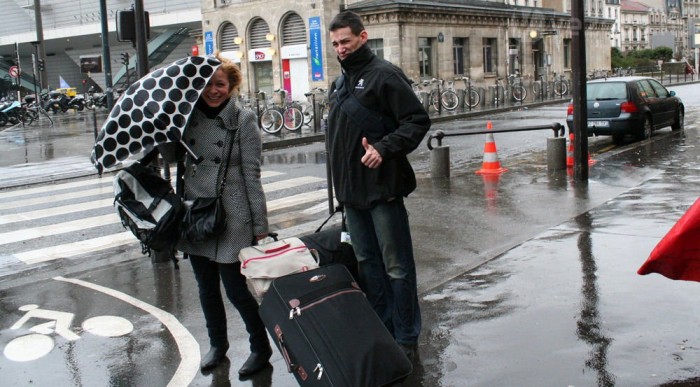 Borzalmas vihar fogadott Párizsban