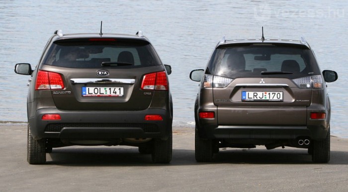 Teszt: melyik a jobb dízel SUV? 14 | Vezess Halkabb a szélzaj a Sorentóban