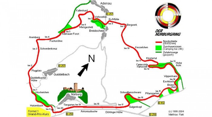 20,8 kilométer hosszú a Nordshleife 