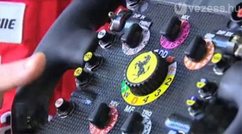 Űrtechnika Massa F1-es kormányában - videó