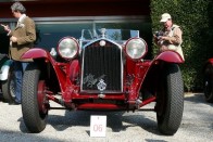 Alfa Romeo 1500 GS, hat hengeres, 1933-ból. Zagatótól kapta a kis mosolygós pofiját