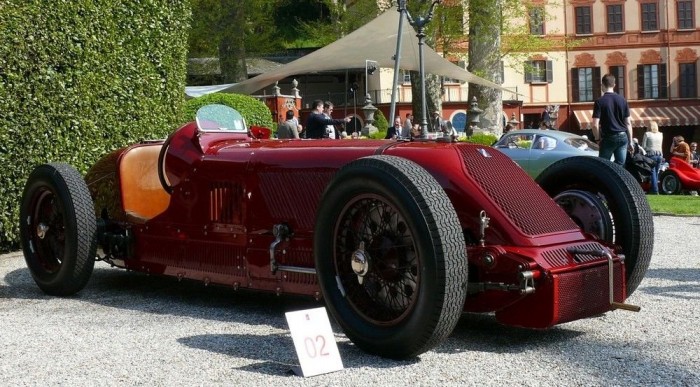 Talbot-Darracq GP 1500, 1926-ból. Akkor még a piros is bordó volt