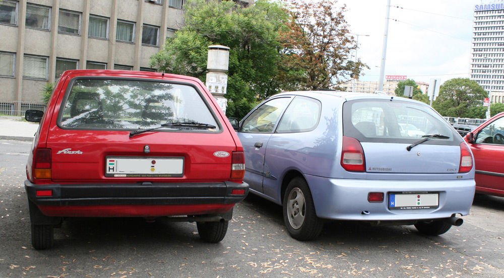 Az öreg Fiestának coki, a frissebb Coltnak nem