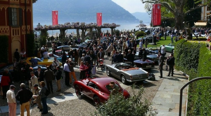 A Villa d'Este a Comói tó partján van