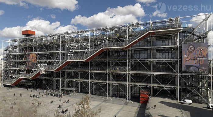 Itt volt az esemény. A Pompidou-központ egy kortárs és modern művészeti múzeum