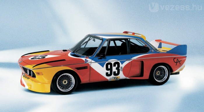 Első a sorban: Alexander Calder (USA) BMW 3.0 CSL-je 1975-ből