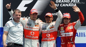 F1: A McLaren nyerte a kanadai gumicsatát
