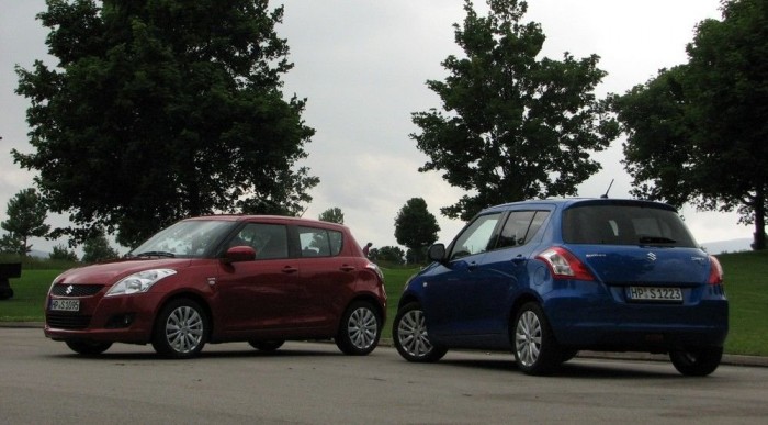 A piros dízel, a kék benzines