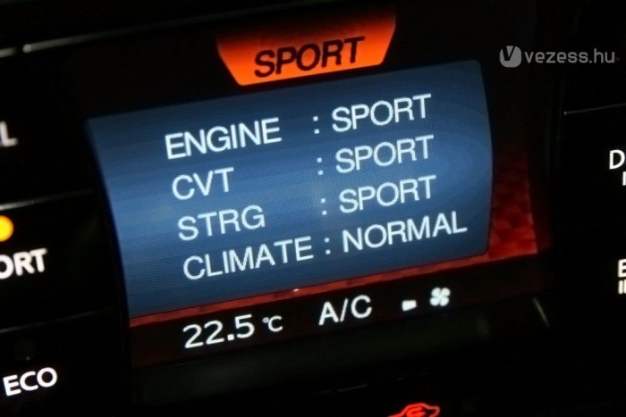 Sport módba kapcsolva ennyi minden megváltozik az autóban