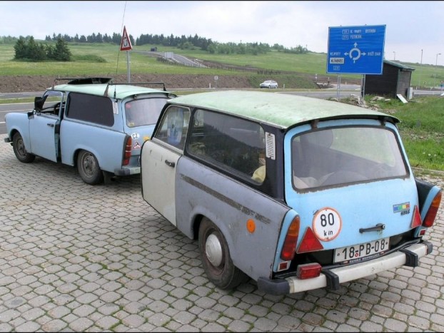 Ez is egy módja a kiöregedett Trabant újrahasznosításának