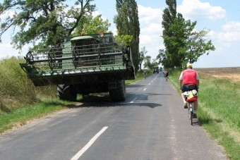 Kombájnveszély az utakon