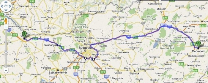 Hány km spórolás az M31 Budapest kikerülésében? 5 | Vezess Debrecen-Győr, az M0-n, de még az M31 nélkül