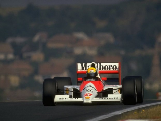 Ayrton Senna a második helyet szerezte meg