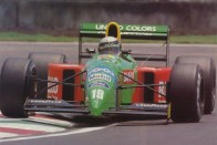 Benetton Ford - Piquet a harmadik lett, míg Alessandro Nannini 36 kör elteltével befejezte a futamot