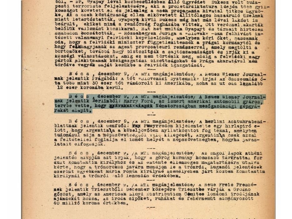 "Harry Ford, az ismert amerikai automobil gyáros", na de ki az a Harry Ford?