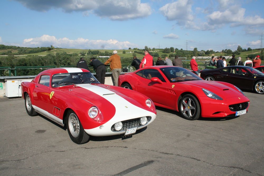 A hétvége legérdekesebb vendége, egy Ferrari 250 GT Tour De France.