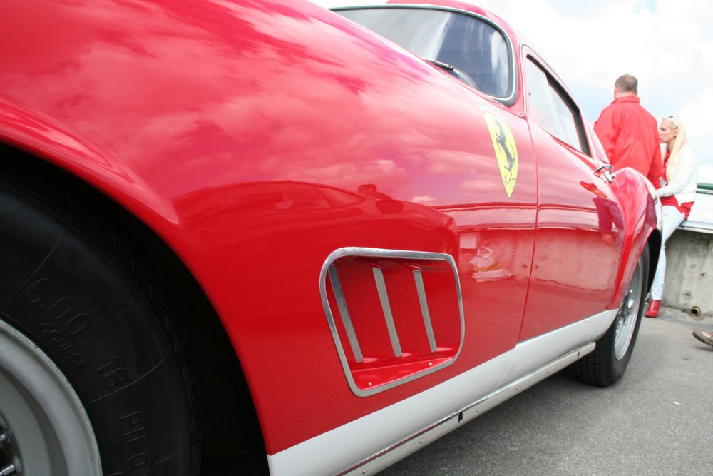 A hétvége legérdekesebb vendége, egy Ferrari 250 GT Tour De France.