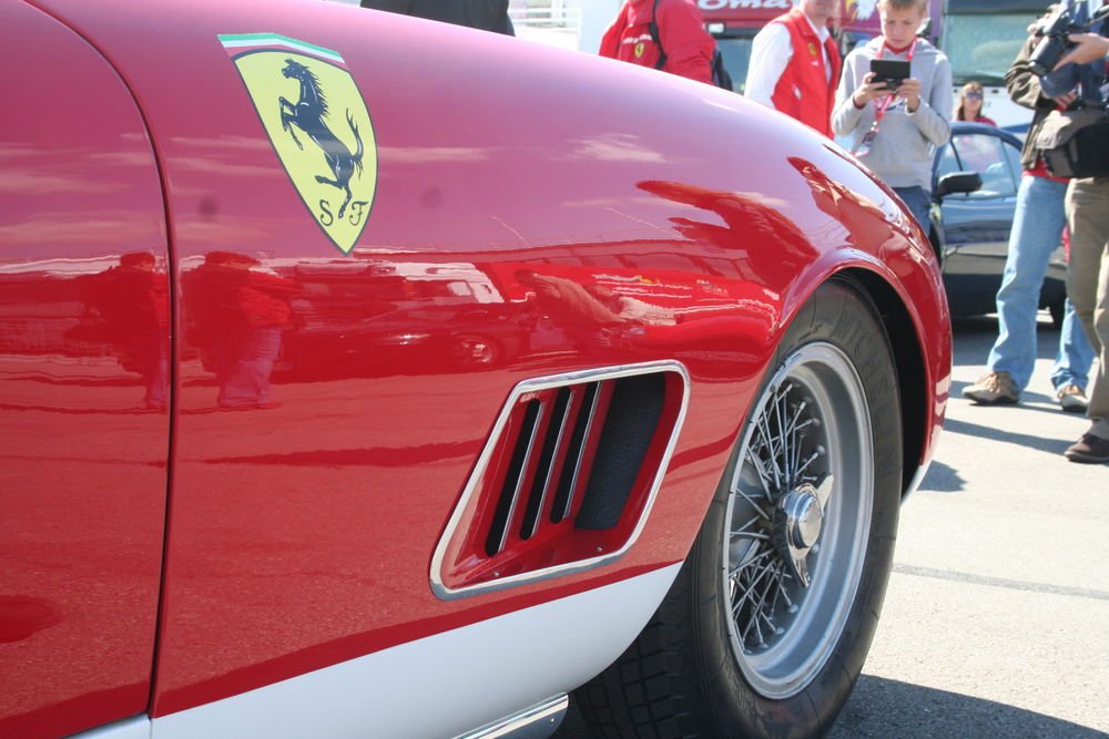 A hétvége legérdekesebb vendége, egy Ferrari 250 GT Tour De France.