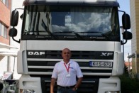 Küri István a sofőr, ő mesélt a DAF XF 105-ről és a kamionos életről