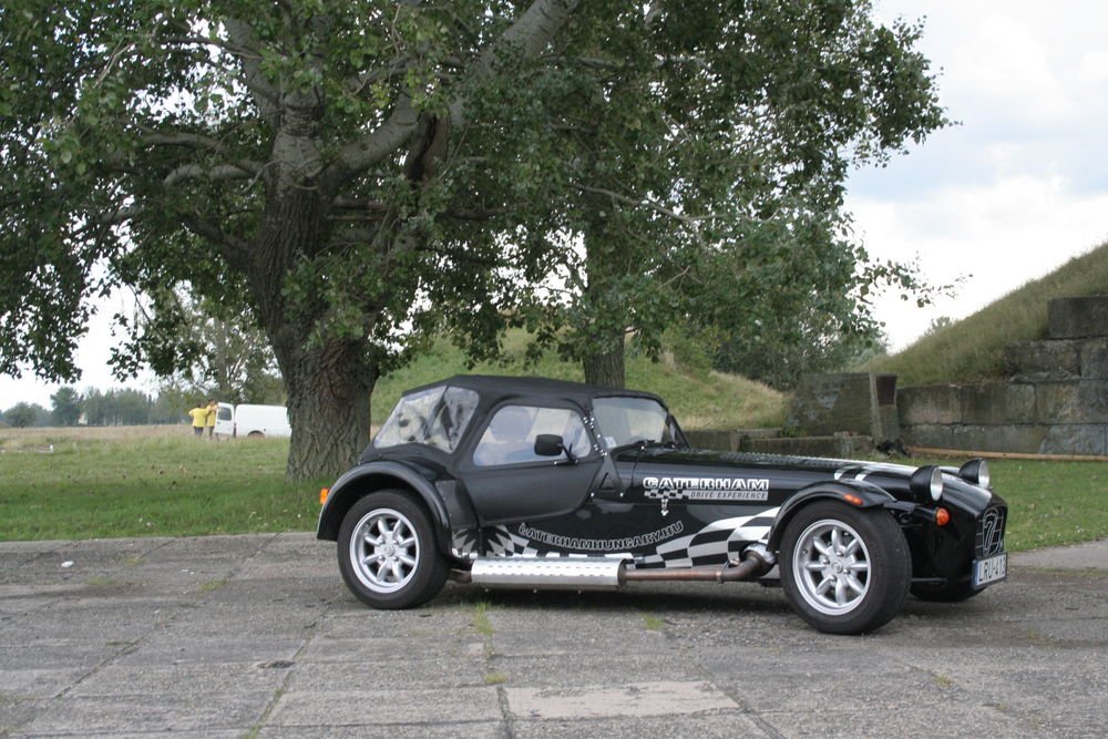 Caterham Seven, a leggyengébb 120 lóerős verzió.