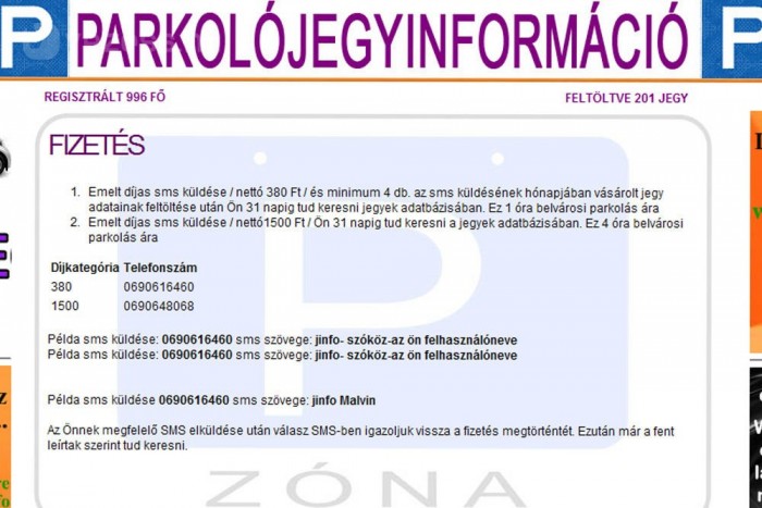 Parkolócédula-biznisz 7 | Vezess A nettó árak feltüntetése nem túl elegáns