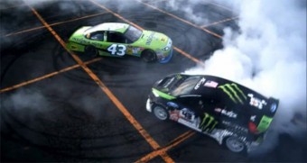 Gumifüstölés: Fiesta vs. NASCAR