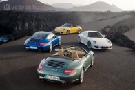 345 lóerős a 911 Carrera, a kvázi alapmodell. A legerősebb a GT2 RS, 620 lóerővel