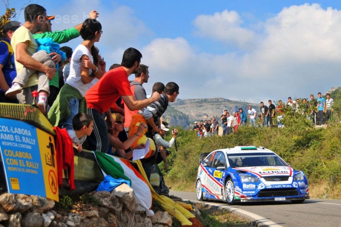 Loeb nyert, Turán kiesett a Spanyol-ralin 9