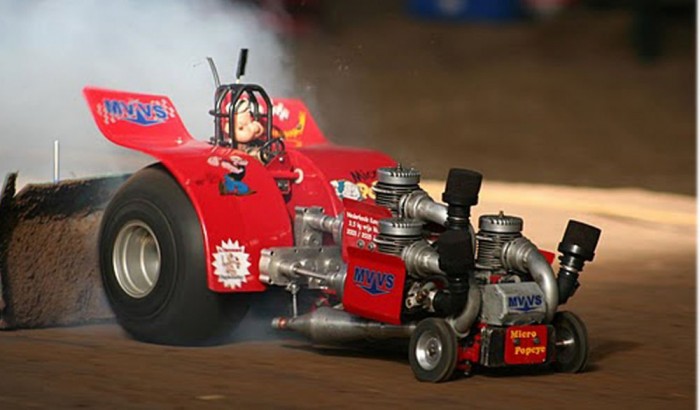 Traktorhúzás Liliputból