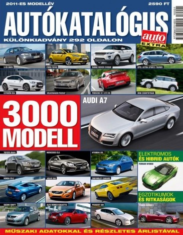 Megjelent a 2011-es Autókatalógus 2 3000 autó 292 oldalon a legújabb Autókatalógusban