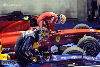 F1: Alonso nem gratulált Vettelnek