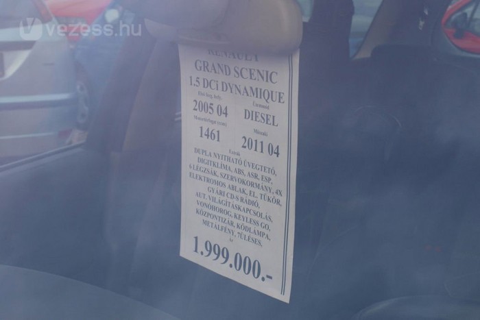 A futott kilométerek számáról nem tájékoztat