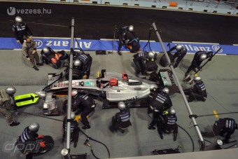 F1: Kerékcserében a Mercedes volt az ász