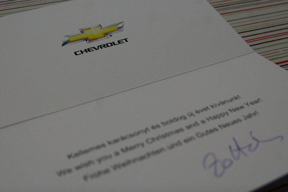 A Chevrolet lapja is az SOS gyermekfalut támogatta