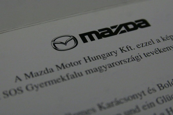 A Mazda is szereti az SOS falut