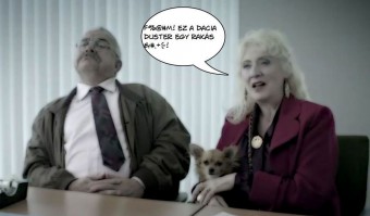Anyázással reklámozzák a Daciát!