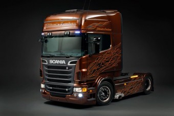 Tuningolt kamiont kínál a Scania
