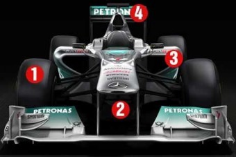 F1: Képen az új Mercedes